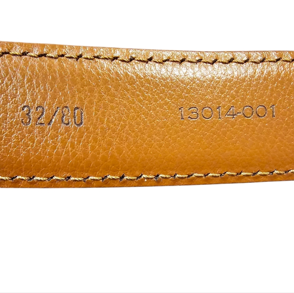 Joseph Abboud Genuine Black Leather Belt - Picture 7 of 8